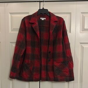 Plaid Pendleton Wool Jacket